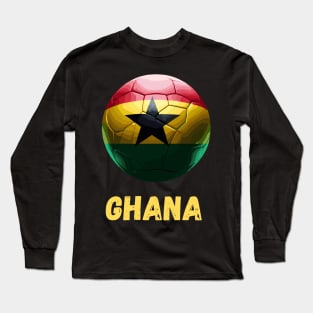 Ghana Flag Football Long Sleeve T-Shirt